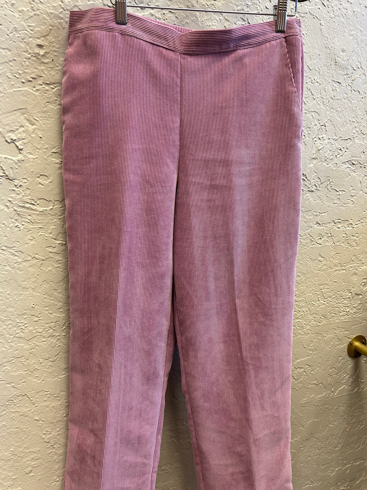 Alfred Dunner Lilac straight leg corduroy sz12
