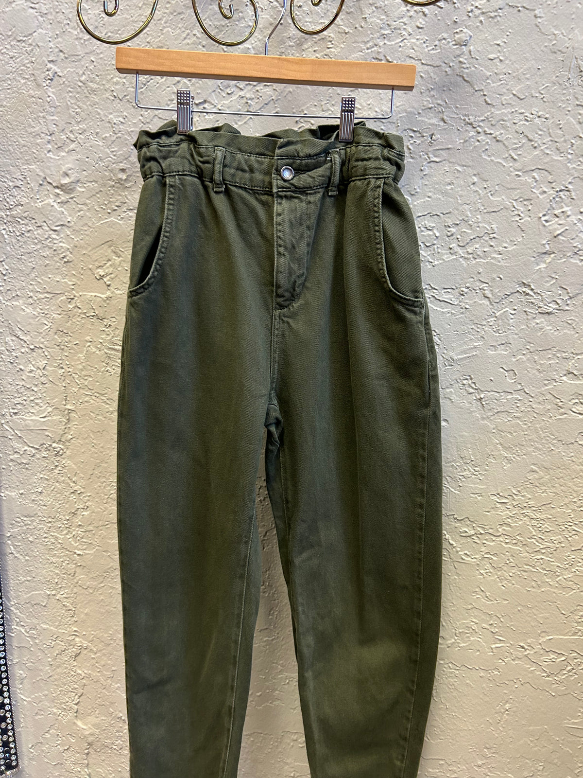 Zara olive green jean sz4