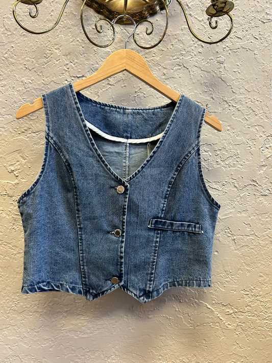 Denim vest szM