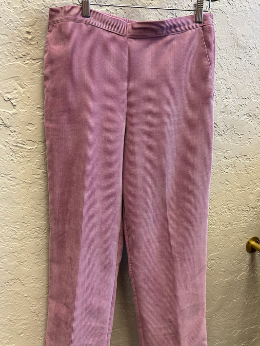 Alfred Dunner Lilac straight leg corduroy sz12