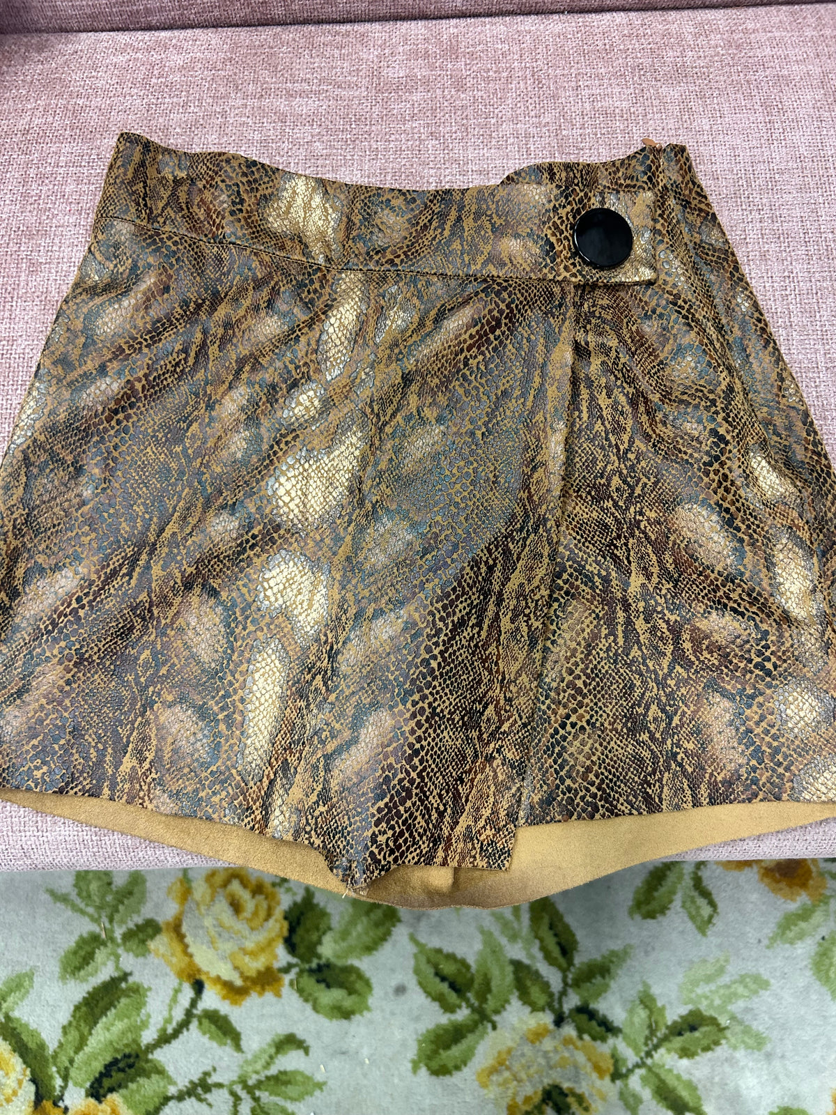 Zara 2pc snake print skirt and blazer szS