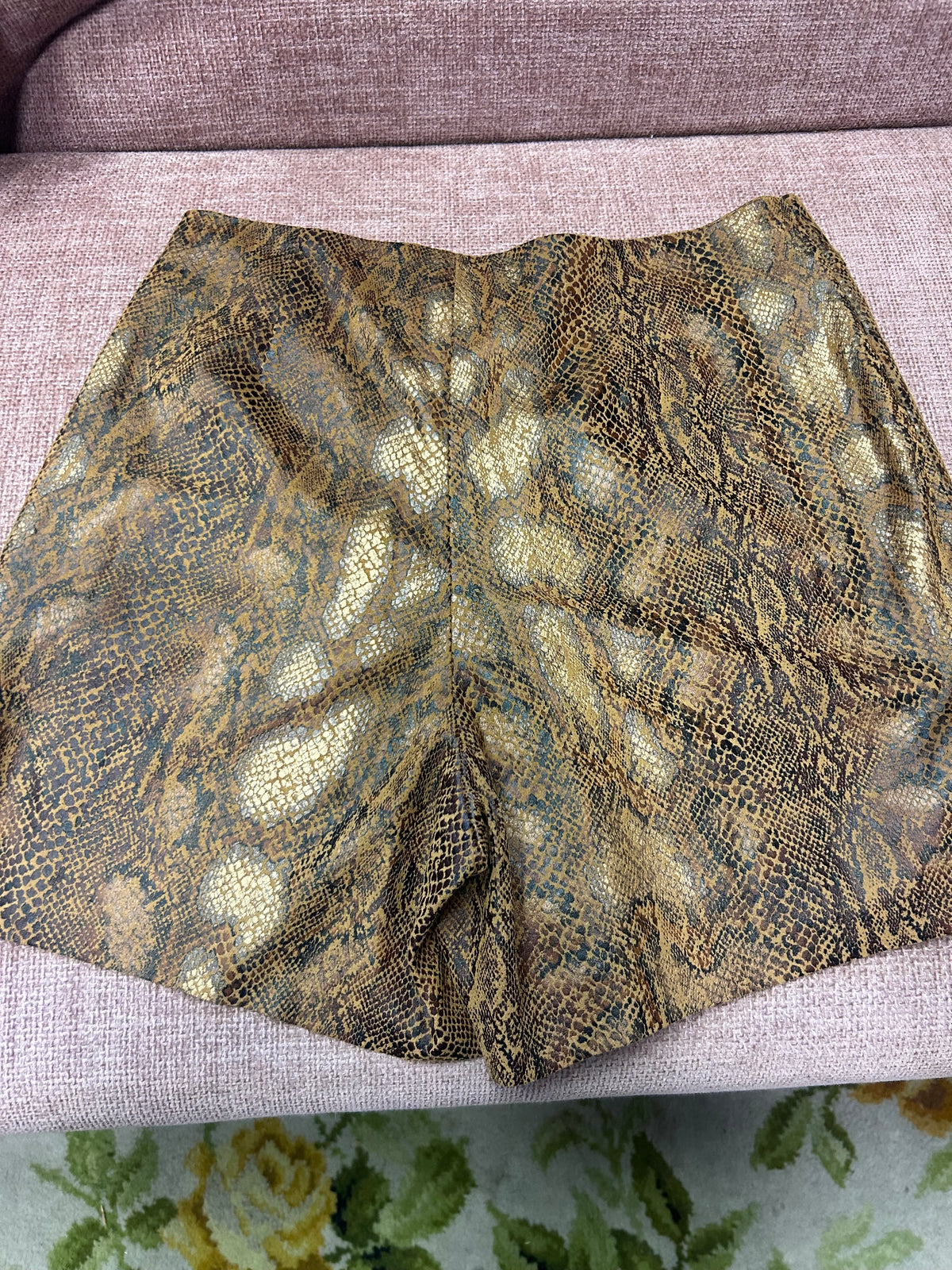 Zara 2pc snake print skirt and blazer szS