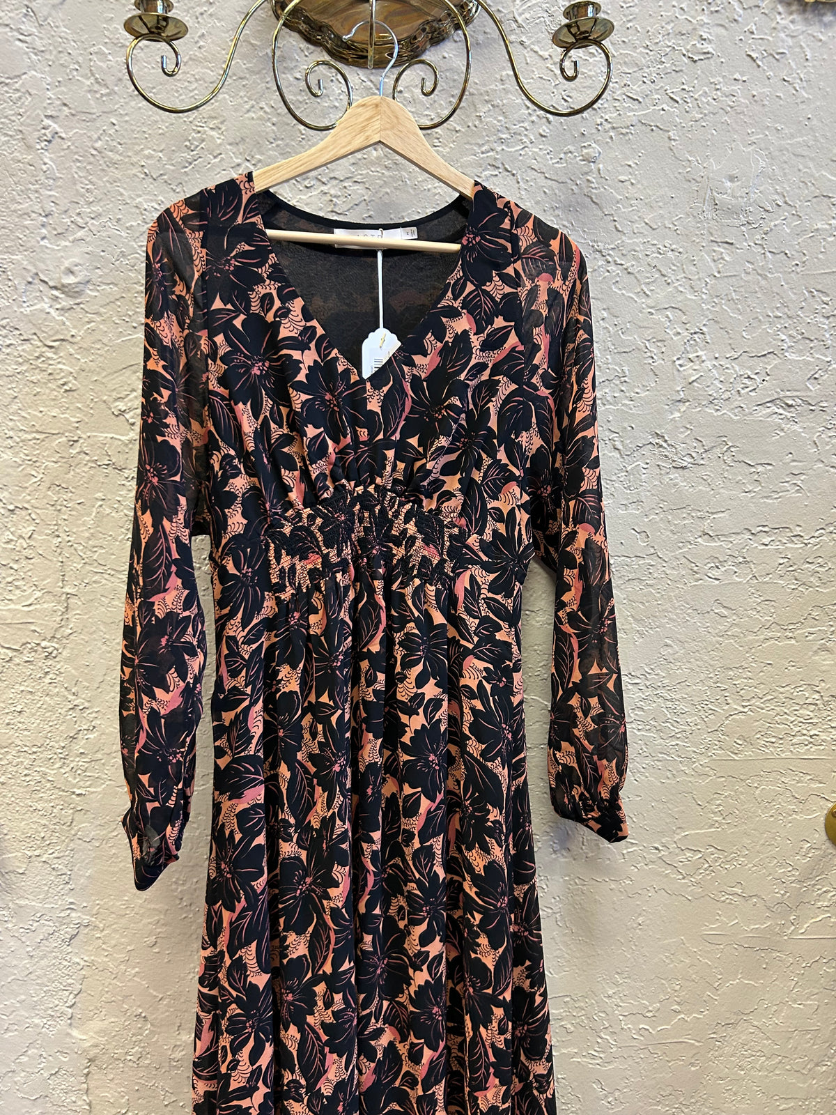 ASTR The Label pemberly floral midi szM