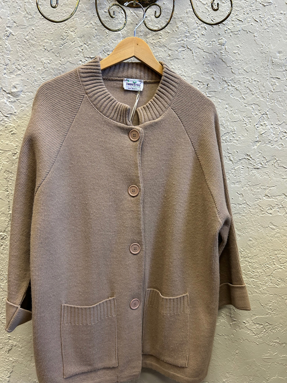 Vtg Sweet tree original button up knit szL