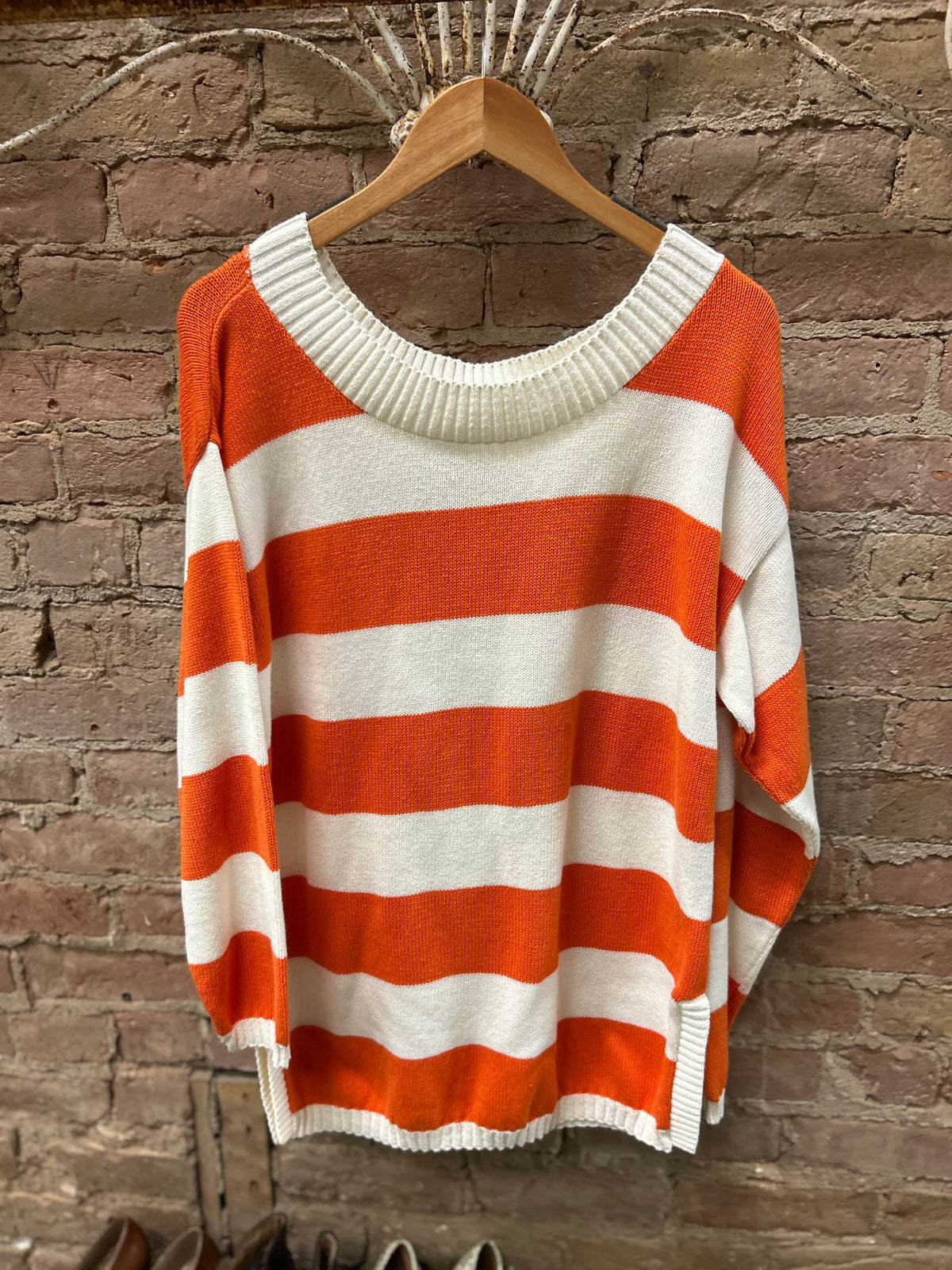 Blue Morgan oversized striped pullover szM